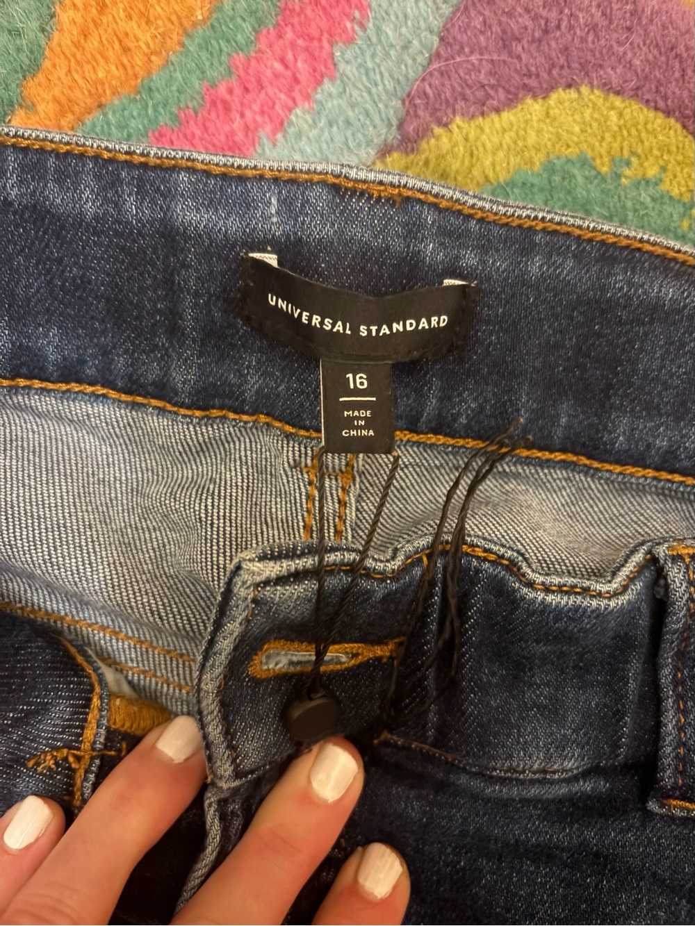 Universal Standard Women's Indigo High-Rise Jeans
